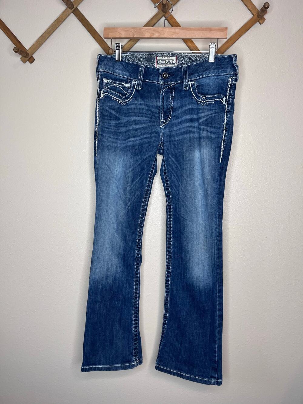 Ariat Real Denim Medium Wash Bootcut Jeans Size 31S